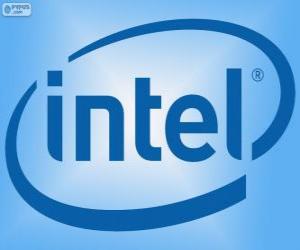 пазл Логотип Intel